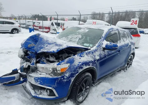 2017 Mitsubishi Outlander Sport 2.4 Se из США, поврежденный, VIN JA4AR3AW1HZ032259